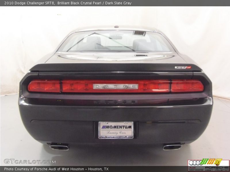 Brilliant Black Crystal Pearl / Dark Slate Gray 2010 Dodge Challenger SRT8