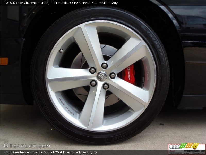 Brilliant Black Crystal Pearl / Dark Slate Gray 2010 Dodge Challenger SRT8