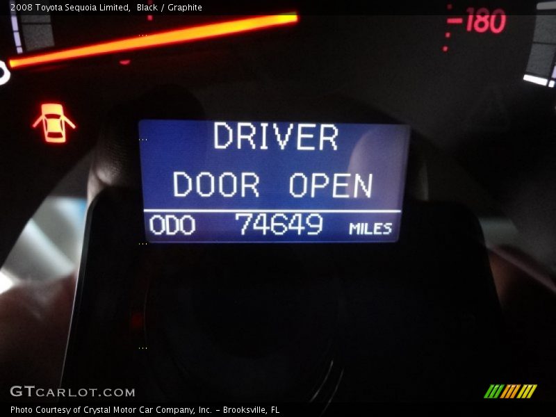 Black / Graphite 2008 Toyota Sequoia Limited