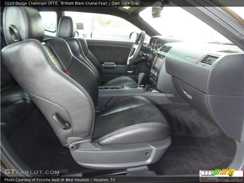 Brilliant Black Crystal Pearl / Dark Slate Gray 2010 Dodge Challenger SRT8