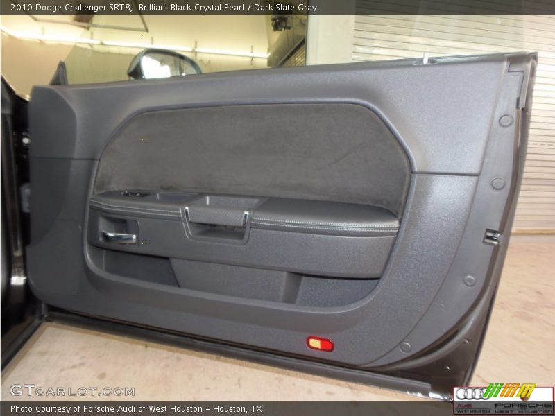 Brilliant Black Crystal Pearl / Dark Slate Gray 2010 Dodge Challenger SRT8