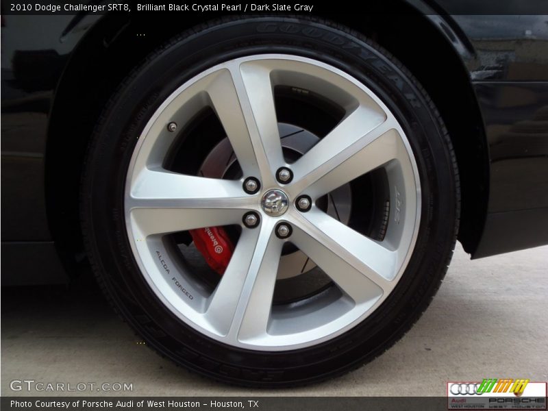 Brilliant Black Crystal Pearl / Dark Slate Gray 2010 Dodge Challenger SRT8