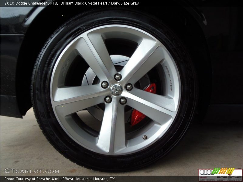 Brilliant Black Crystal Pearl / Dark Slate Gray 2010 Dodge Challenger SRT8