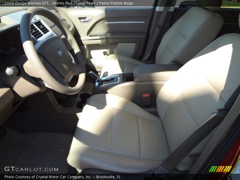 Inferno Red Crystal Pearl / Pastel Pebble Beige 2009 Dodge Journey SXT