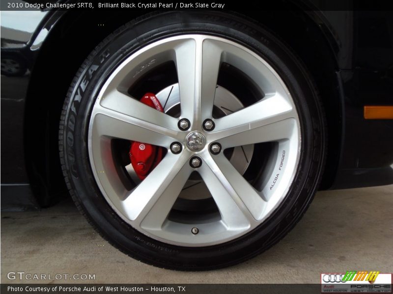 Brilliant Black Crystal Pearl / Dark Slate Gray 2010 Dodge Challenger SRT8