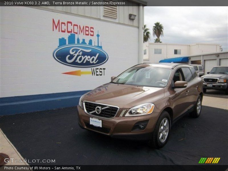 Terra Bronze Metallic / Sandstone/Espresso 2010 Volvo XC60 3.2 AWD