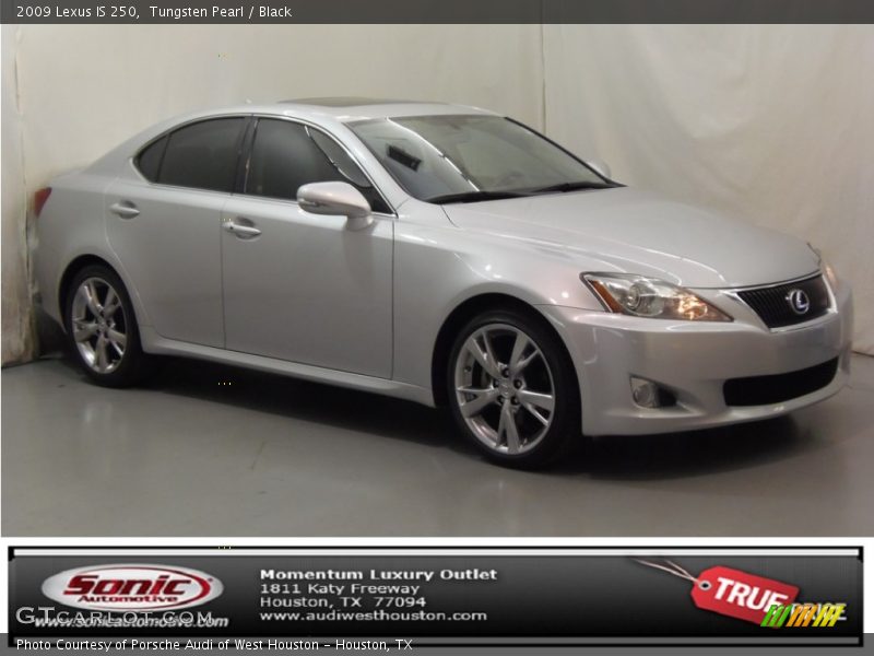 Tungsten Pearl / Black 2009 Lexus IS 250
