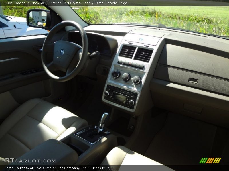 Inferno Red Crystal Pearl / Pastel Pebble Beige 2009 Dodge Journey SXT
