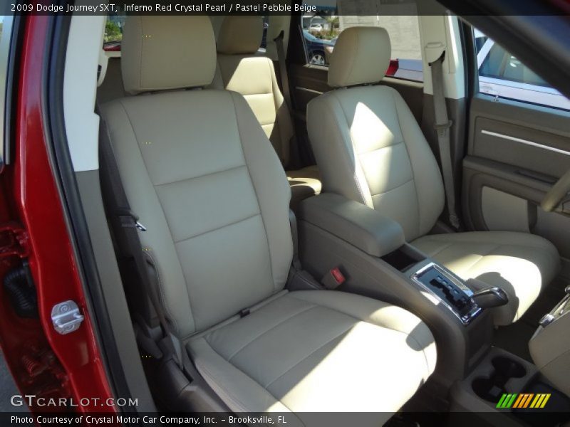 Inferno Red Crystal Pearl / Pastel Pebble Beige 2009 Dodge Journey SXT