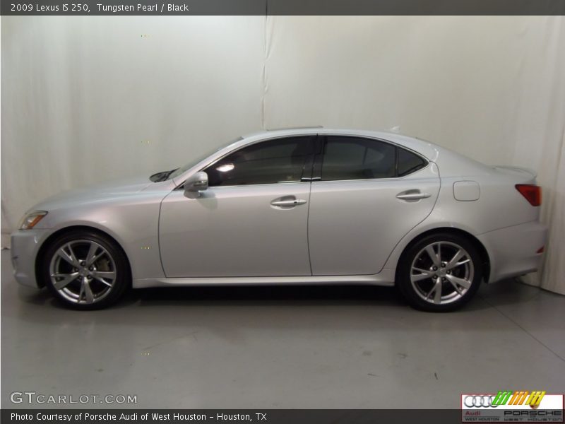 Tungsten Pearl / Black 2009 Lexus IS 250
