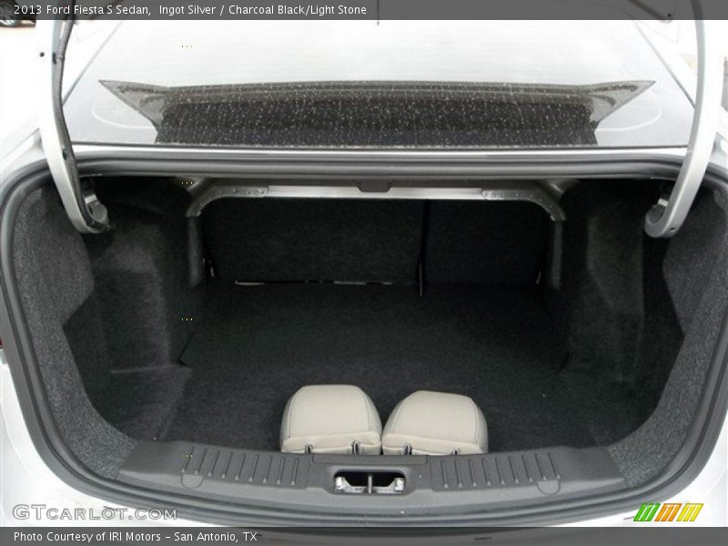 Ingot Silver / Charcoal Black/Light Stone 2013 Ford Fiesta S Sedan