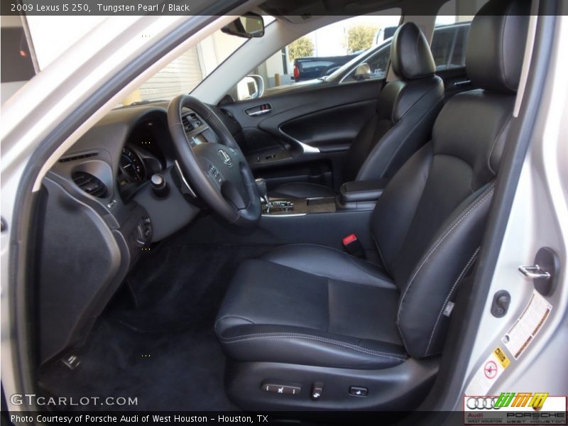 Tungsten Pearl / Black 2009 Lexus IS 250