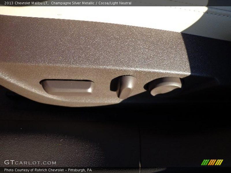 Champagne Silver Metallic / Cocoa/Light Neutral 2013 Chevrolet Malibu LT