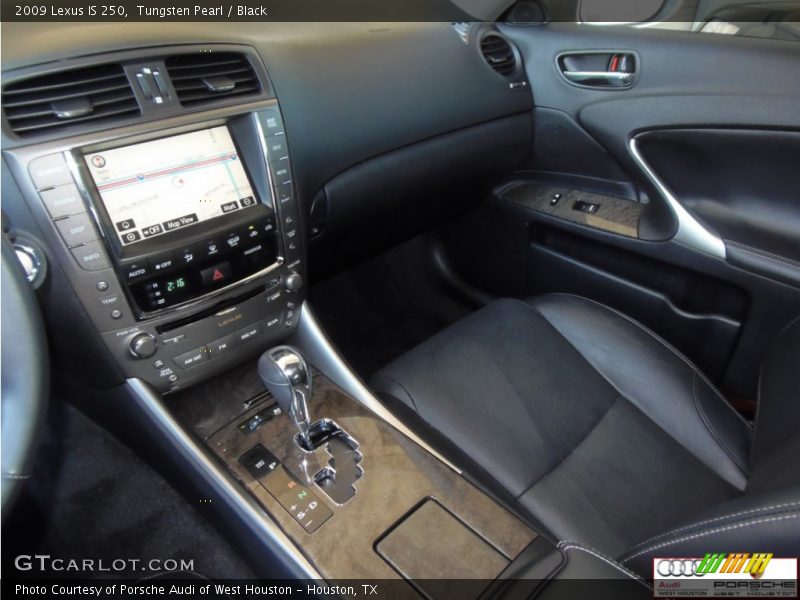 Tungsten Pearl / Black 2009 Lexus IS 250