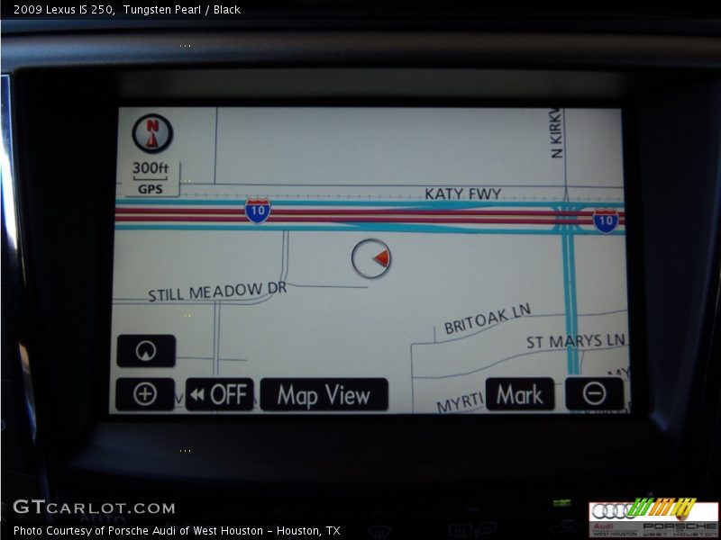 Tungsten Pearl / Black 2009 Lexus IS 250