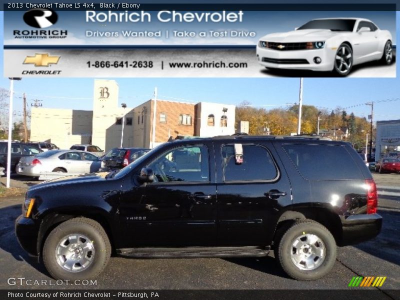 Black / Ebony 2013 Chevrolet Tahoe LS 4x4