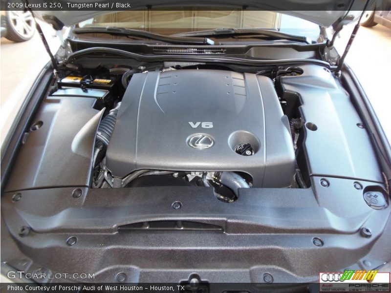Tungsten Pearl / Black 2009 Lexus IS 250