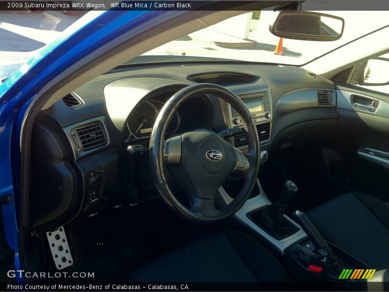 WR Blue Mica / Carbon Black 2009 Subaru Impreza WRX Wagon