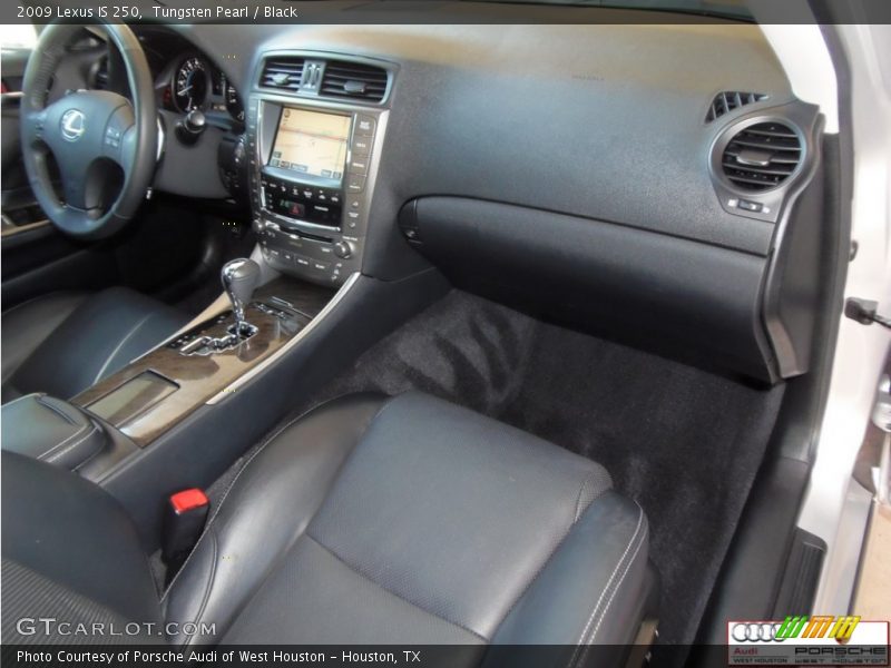 Tungsten Pearl / Black 2009 Lexus IS 250