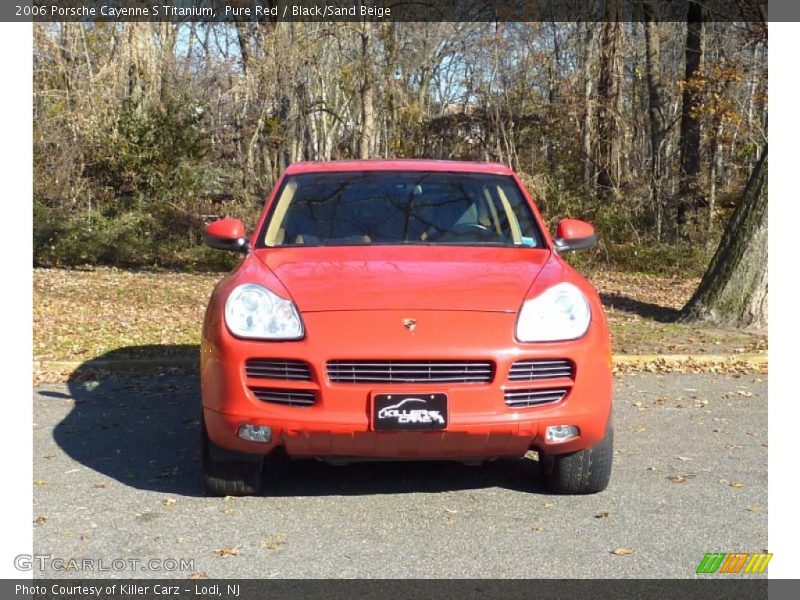 Pure Red / Black/Sand Beige 2006 Porsche Cayenne S Titanium