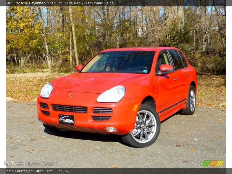Pure Red / Black/Sand Beige 2006 Porsche Cayenne S Titanium