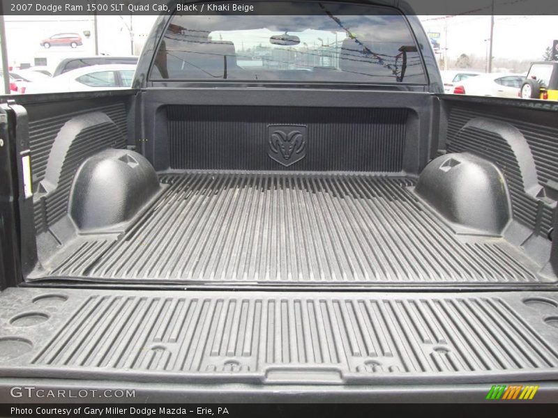 Black / Khaki Beige 2007 Dodge Ram 1500 SLT Quad Cab