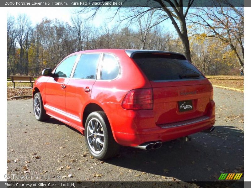 Pure Red / Black/Sand Beige 2006 Porsche Cayenne S Titanium