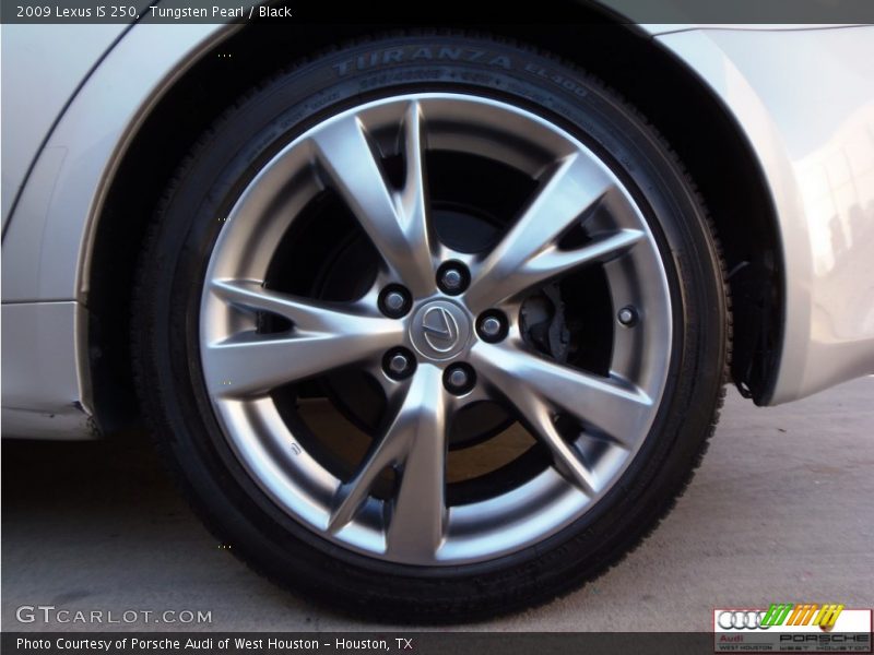 Tungsten Pearl / Black 2009 Lexus IS 250