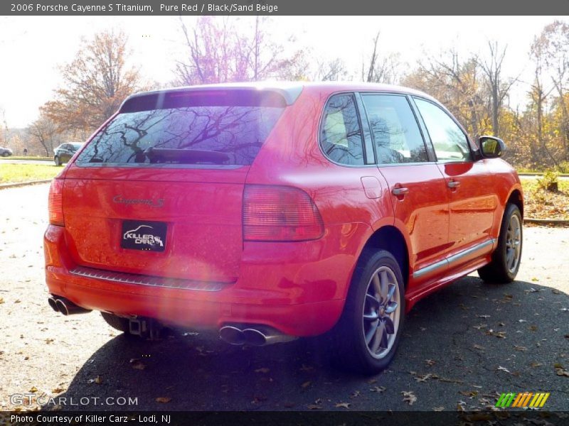 Pure Red / Black/Sand Beige 2006 Porsche Cayenne S Titanium