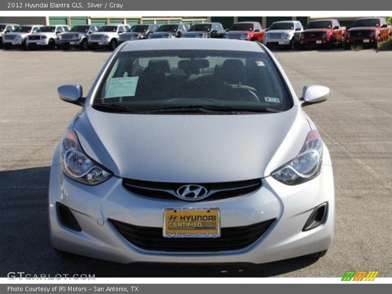 Silver / Gray 2012 Hyundai Elantra GLS
