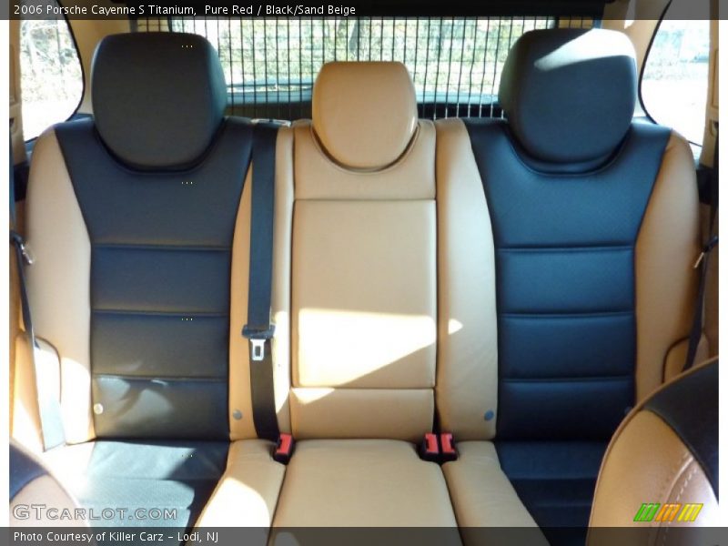 Rear Seat of 2006 Cayenne S Titanium