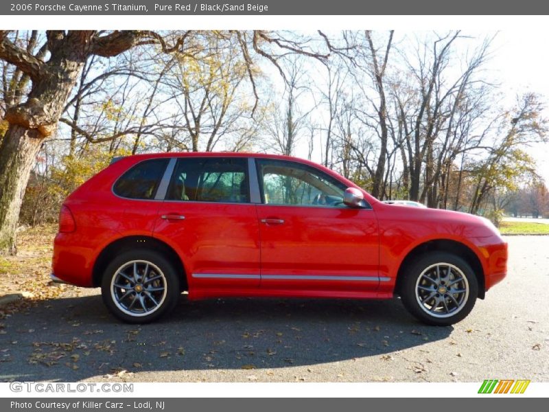 Pure Red / Black/Sand Beige 2006 Porsche Cayenne S Titanium