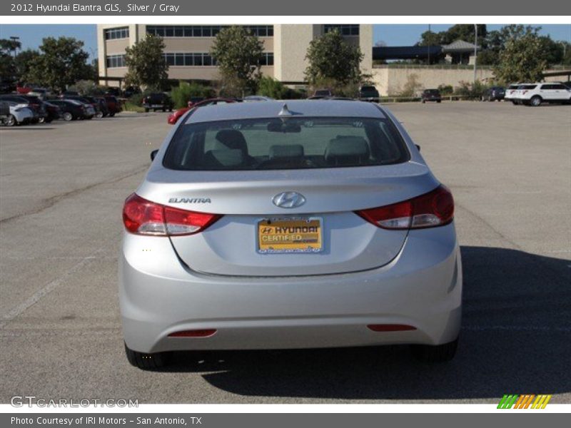 Silver / Gray 2012 Hyundai Elantra GLS