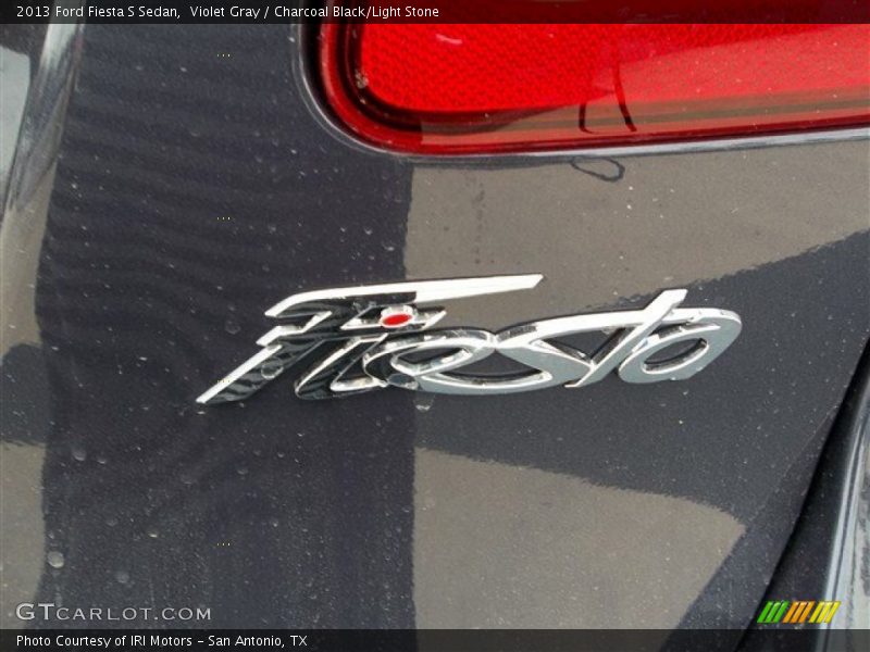 Violet Gray / Charcoal Black/Light Stone 2013 Ford Fiesta S Sedan
