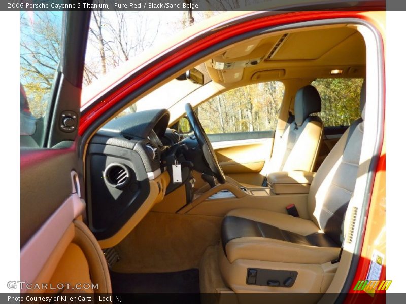 Pure Red / Black/Sand Beige 2006 Porsche Cayenne S Titanium