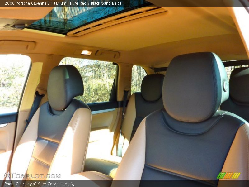 Pure Red / Black/Sand Beige 2006 Porsche Cayenne S Titanium