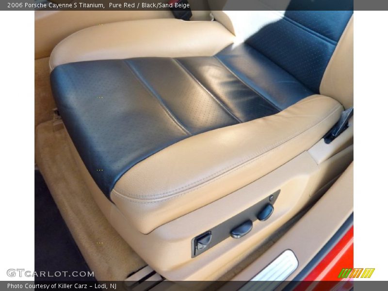 Pure Red / Black/Sand Beige 2006 Porsche Cayenne S Titanium
