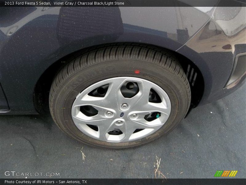 Violet Gray / Charcoal Black/Light Stone 2013 Ford Fiesta S Sedan