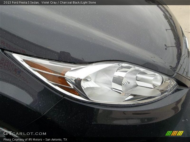 Violet Gray / Charcoal Black/Light Stone 2013 Ford Fiesta S Sedan