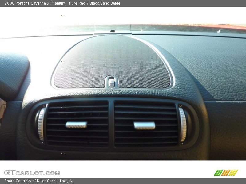 Pure Red / Black/Sand Beige 2006 Porsche Cayenne S Titanium