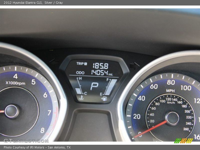 Silver / Gray 2012 Hyundai Elantra GLS
