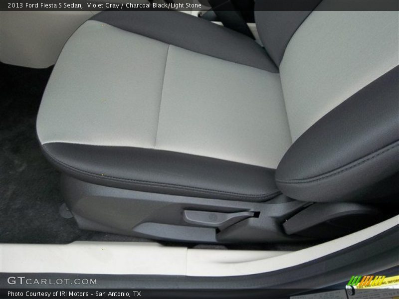 Violet Gray / Charcoal Black/Light Stone 2013 Ford Fiesta S Sedan