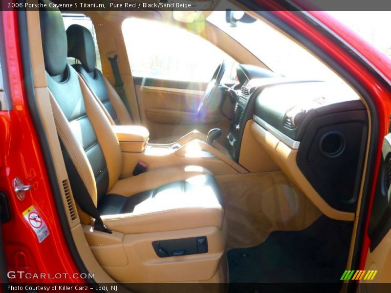 Pure Red / Black/Sand Beige 2006 Porsche Cayenne S Titanium