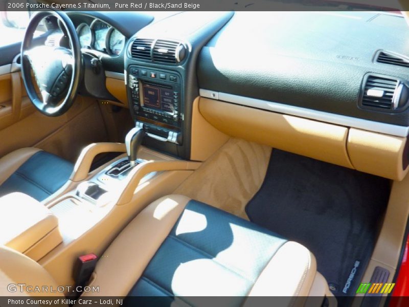 Pure Red / Black/Sand Beige 2006 Porsche Cayenne S Titanium
