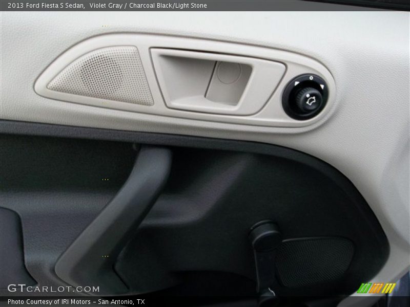 Violet Gray / Charcoal Black/Light Stone 2013 Ford Fiesta S Sedan