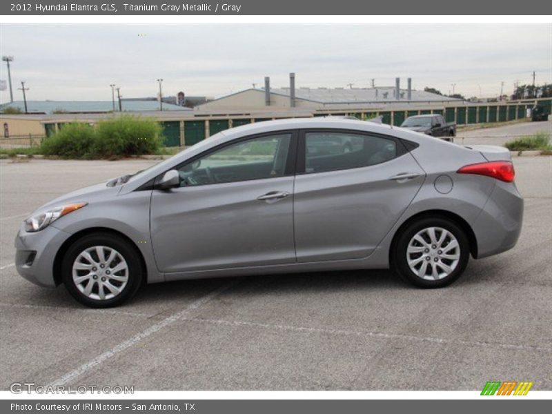 Titanium Gray Metallic / Gray 2012 Hyundai Elantra GLS