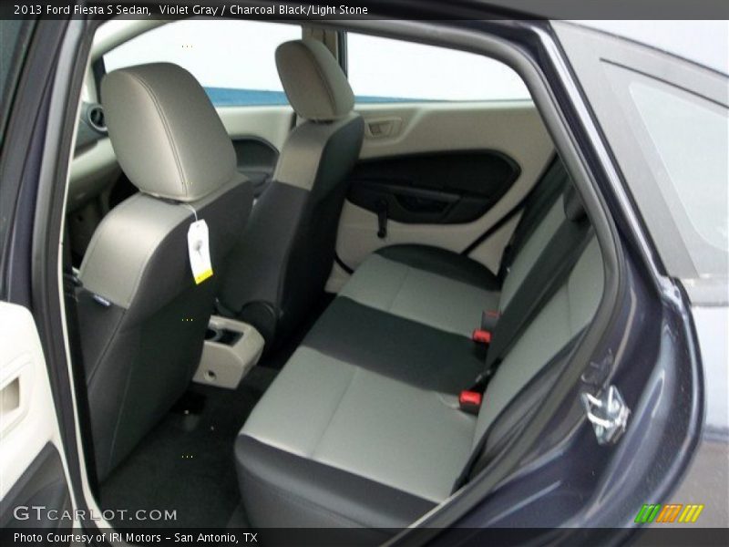 Violet Gray / Charcoal Black/Light Stone 2013 Ford Fiesta S Sedan