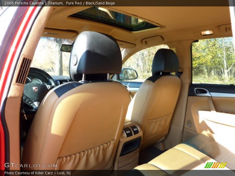 Pure Red / Black/Sand Beige 2006 Porsche Cayenne S Titanium
