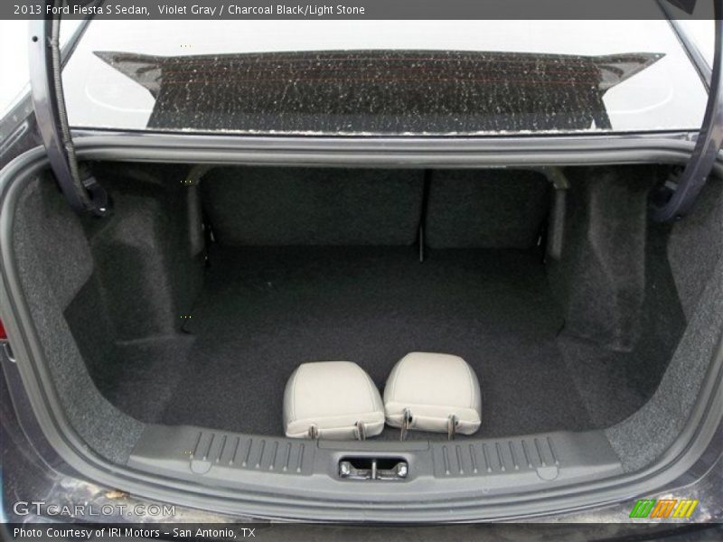 Violet Gray / Charcoal Black/Light Stone 2013 Ford Fiesta S Sedan