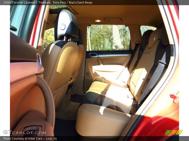 Pure Red / Black/Sand Beige 2006 Porsche Cayenne S Titanium
